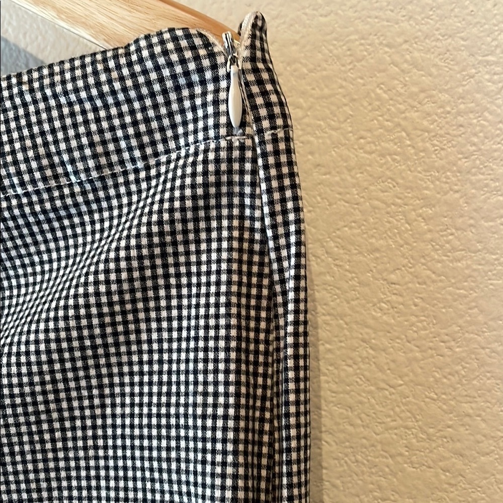 Harris Wallace Gingham Capri Pants, Black/White. Lightweight breathable Size 14 - Picture 2 of 10